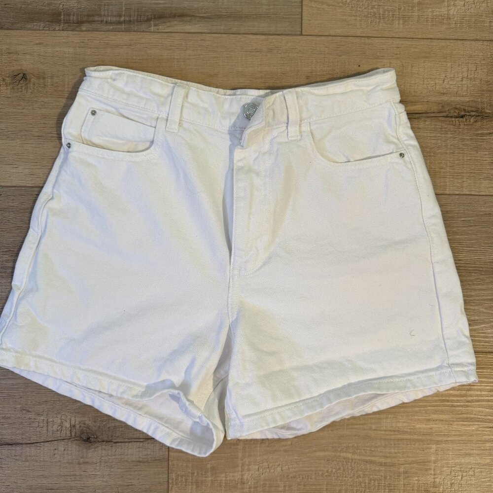 White Zara Jean Shorts